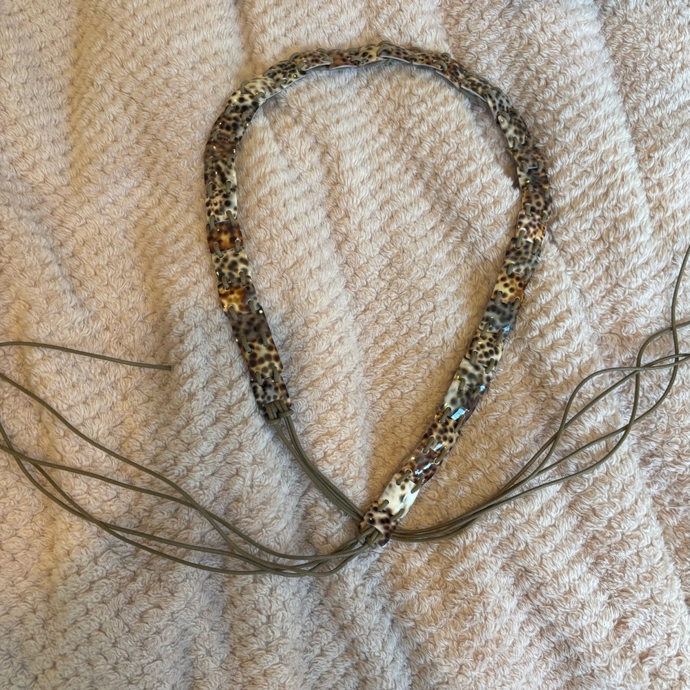 Cheetah Tan Adjustable belt